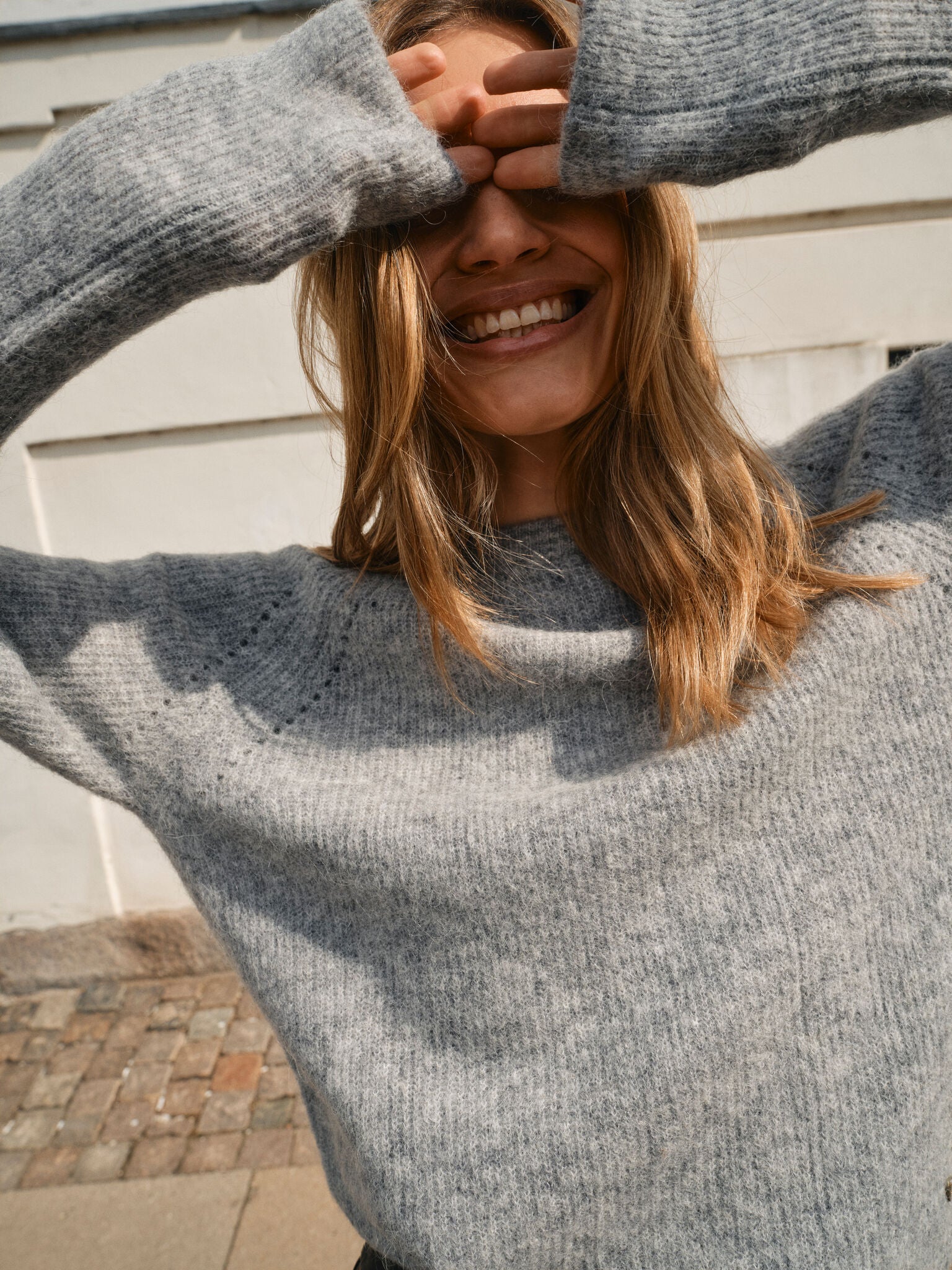 Modelshot / Grey Melange / Detail